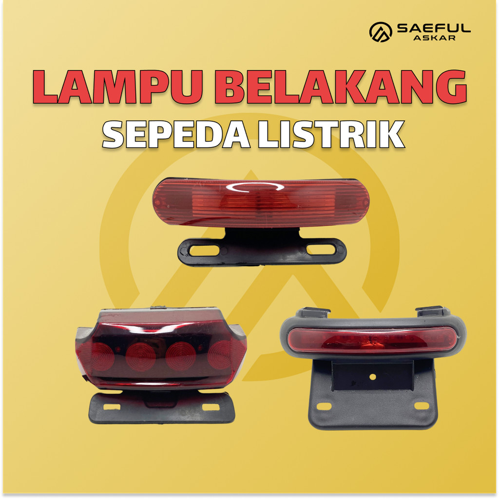 Lampu Belakang Sepeda Listrik
