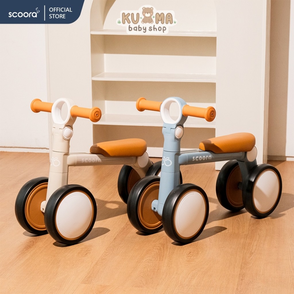 SCOORA ZIRRO Balance Bike Toddler Sepeda Keseimbangan Anak