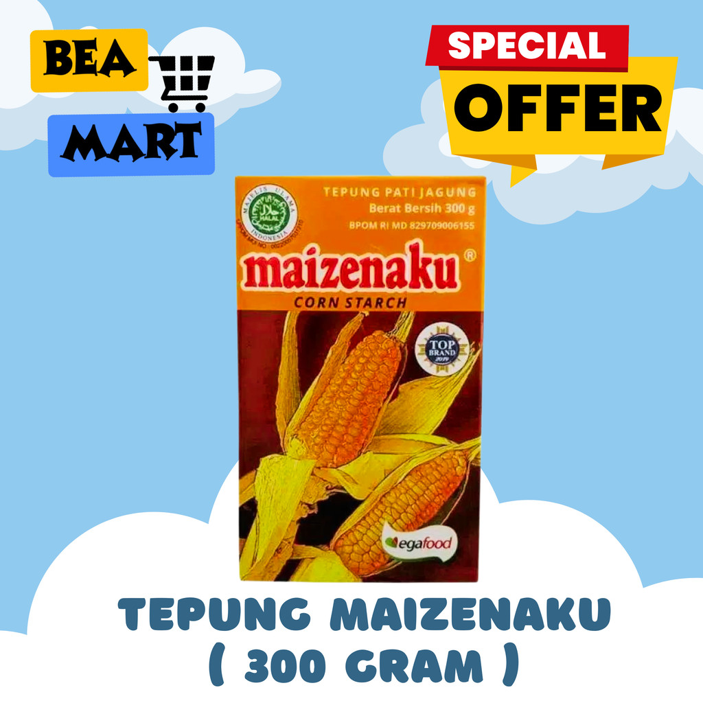 

Tepung Maizena / Jagung 300 gr | Kemasan Maizenaku 300gr | Corn Starch