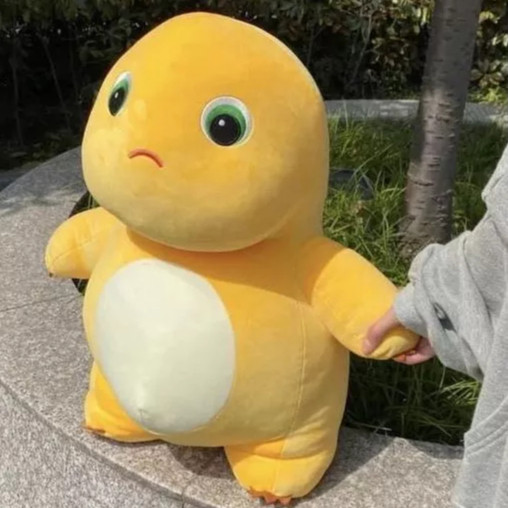 SD24TG Boneka Dino Naloong Jumbo Ukuran 65 CM Boneka Dino Kuning Boneka Dino Nailong Dino Nailoong