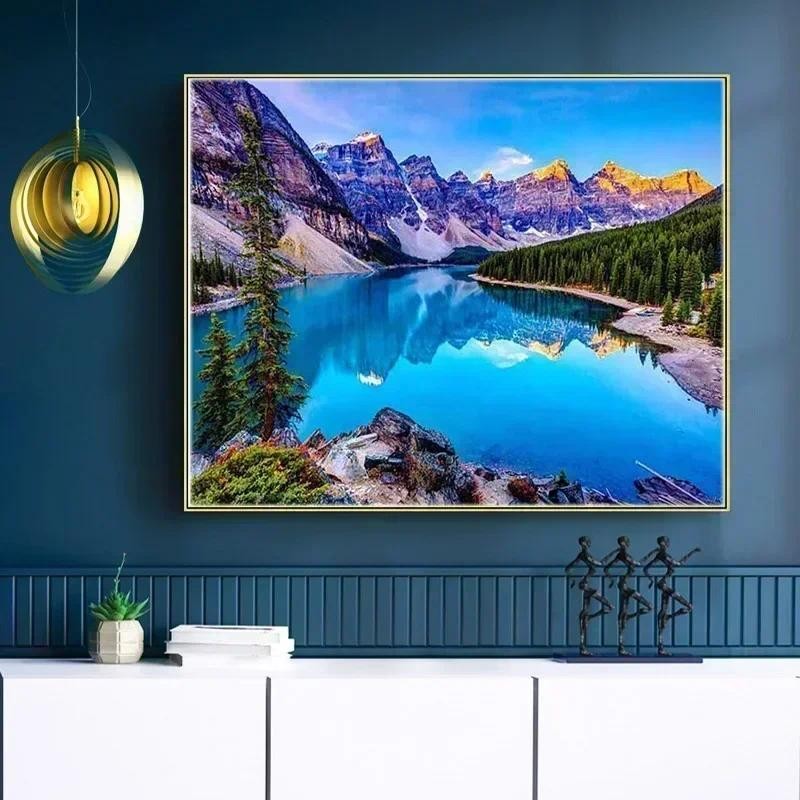 

20430-Tulip diy digital acrylic flower painting explosion hand-filled landscape painting