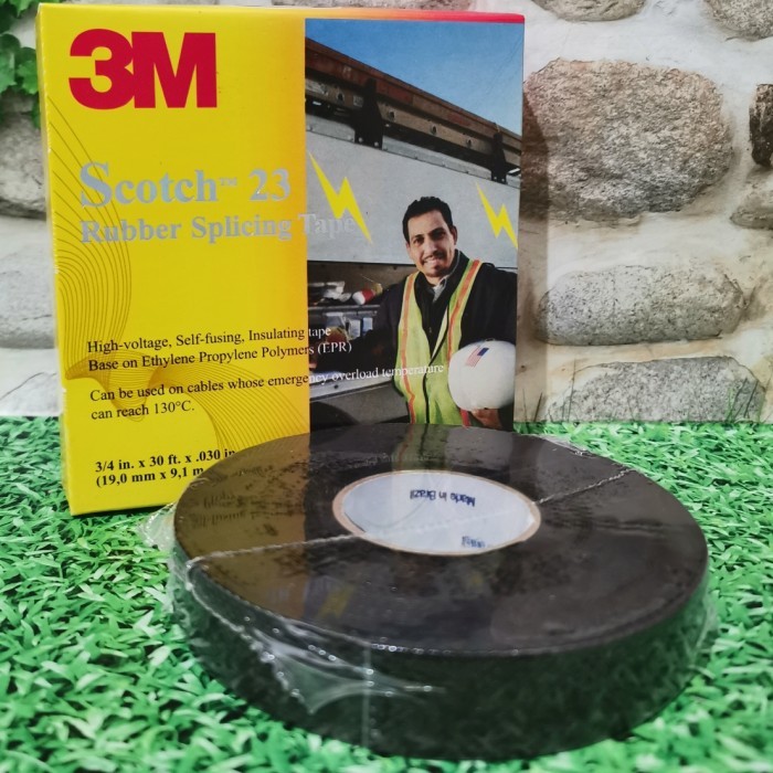 

Isolasi 3M rubber scotch 23 rubber splicing tape original brazil