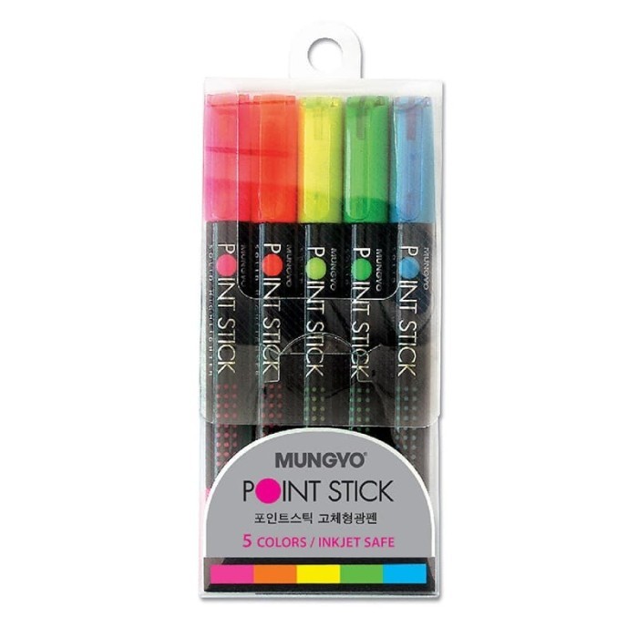 

Mungyo - Highlighter Point Stick 5 Pcs