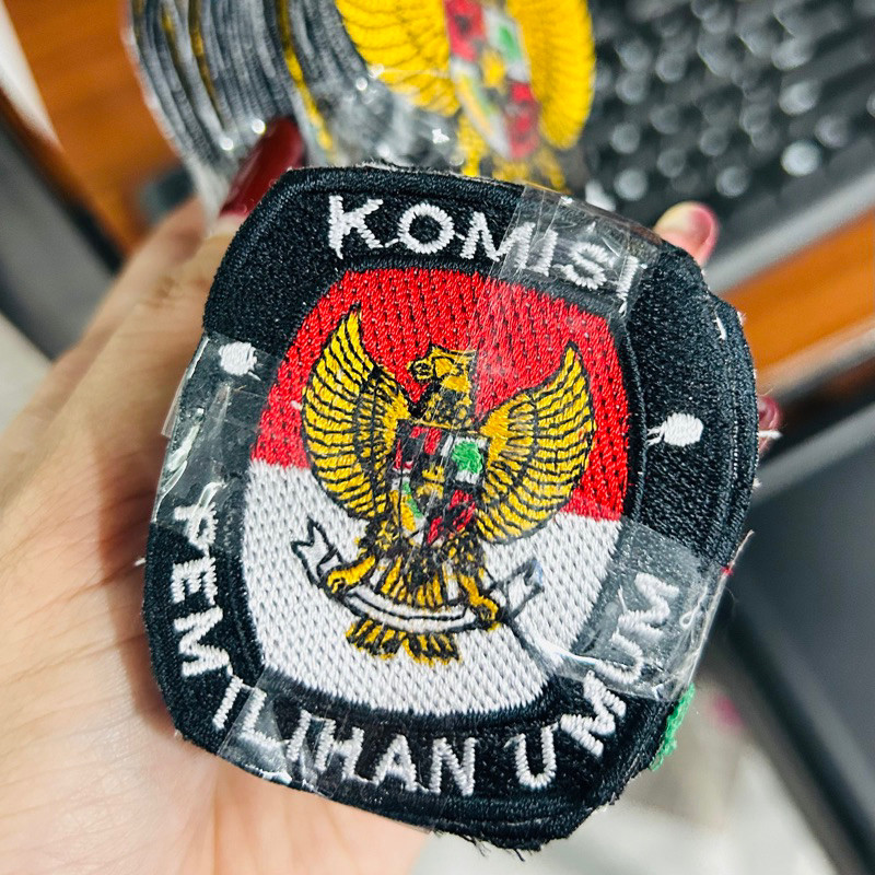 Bordir logo bordir KPU