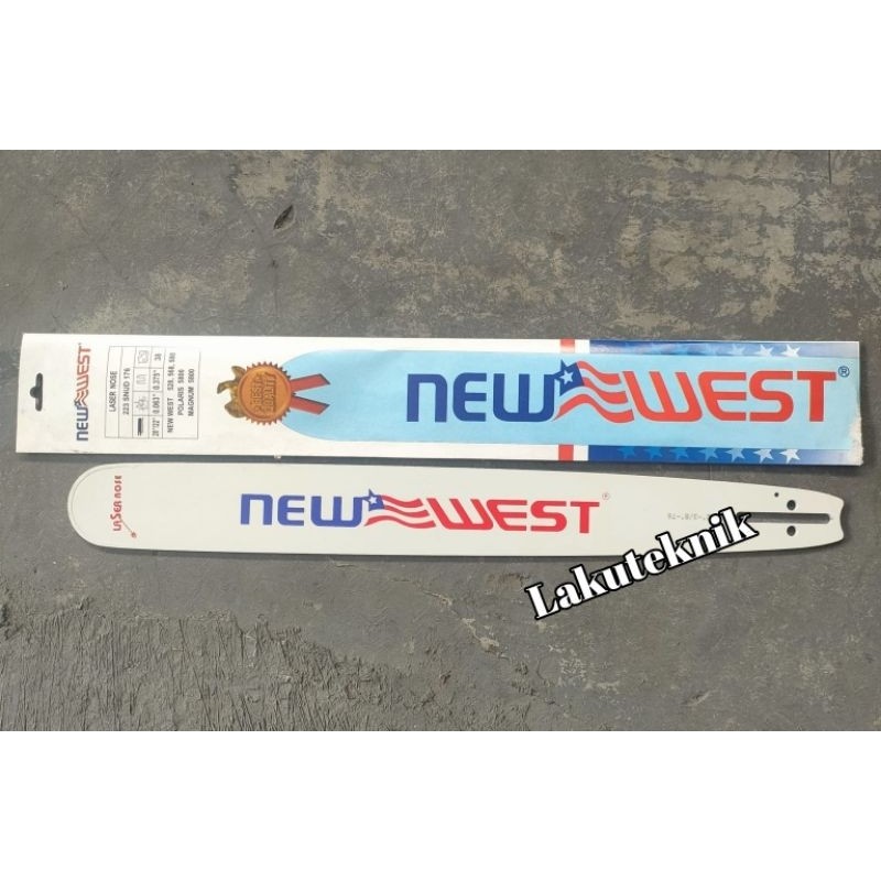 Bar Senso New West 22" Inchi Laser Baja Chainsaw New West 22" - Tan Teknik
