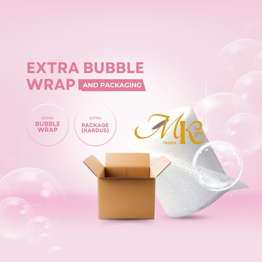 

Tambahan Kemasan Bubble Wrap/ Kardus Packing