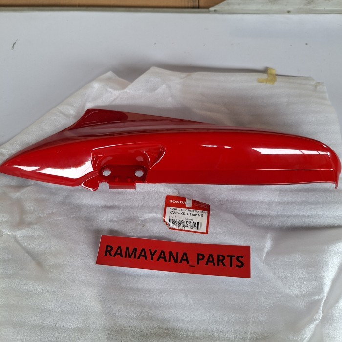 Cover Body Kiri Belakang Merah Mega Pro 77225KEH930KNS berkualitas