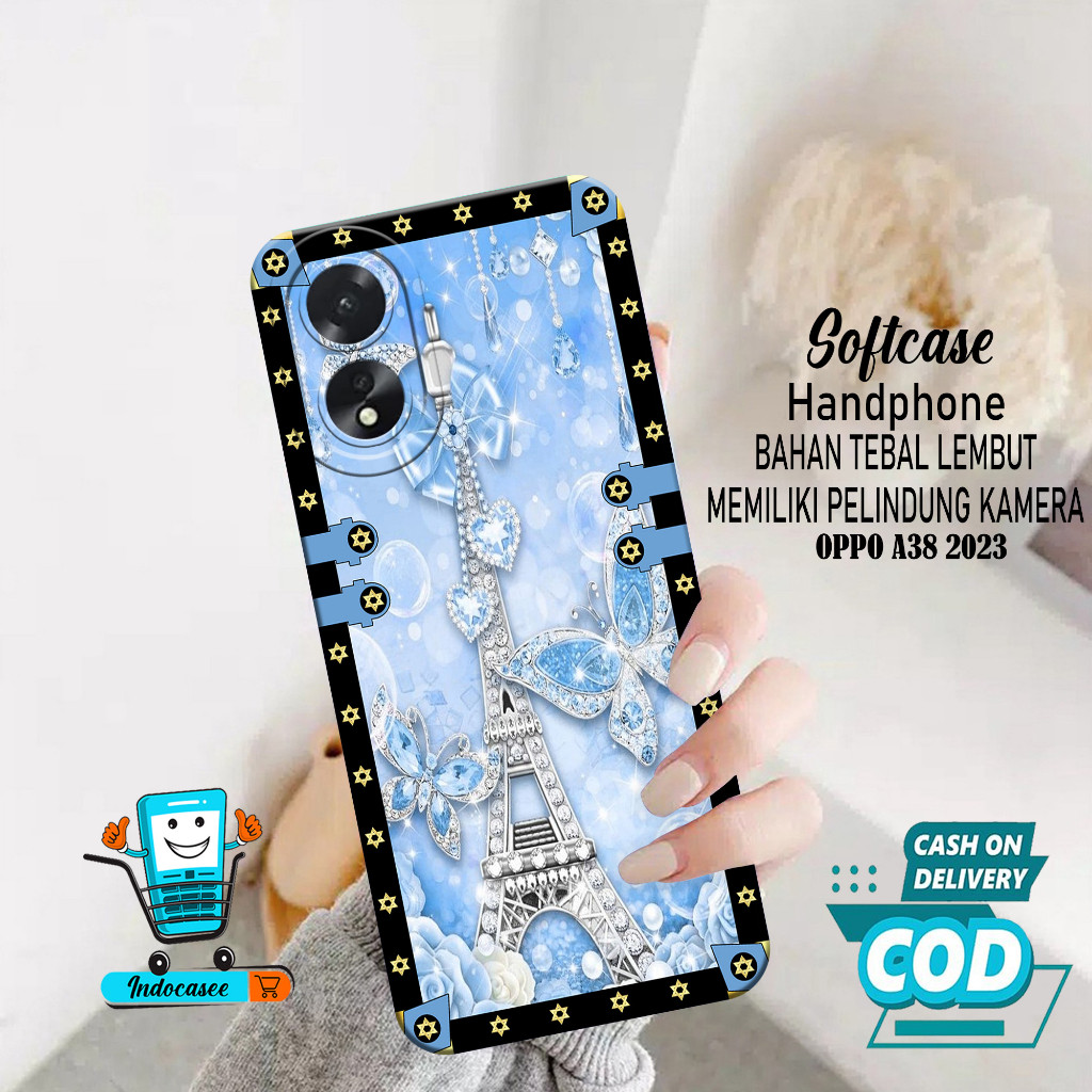 Case Hp OPPO A38 2023 - Softcase OPPO A38 2023 Terbaru - Casing OPPO A38 - Kesing OPPO A38 - Silikon