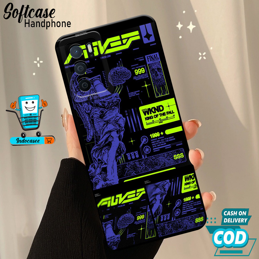 Case Hp Softcase Oppo A16 Case Hp Oppo A16 Silikon Hp Oppo A16 Casing Oppo A16 Motif Cartoon Keren -