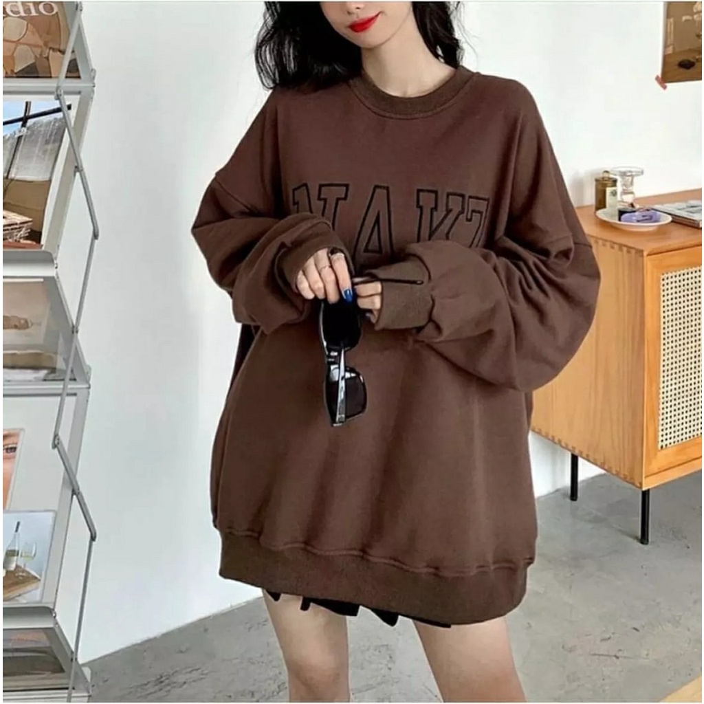 SWEATER OUTER WANITA BAJU LENGAN PANJANG CEWEK KAOS FAHION DEWASA NAKZ KEREN KEKINIAN MURAH