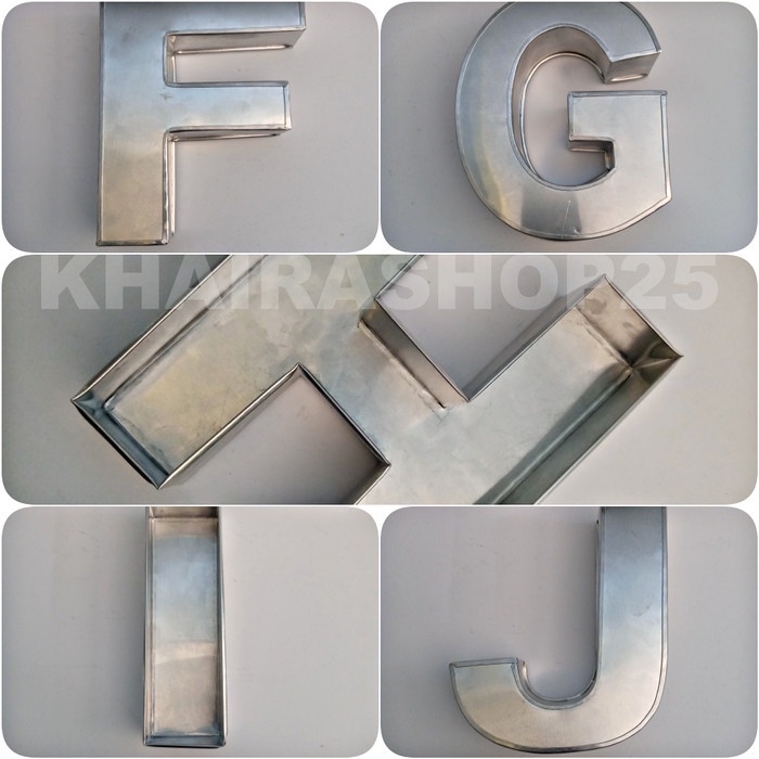 Loyang kue huruf Cetakan kue huruf Loyang cake huruf untuk ulang tahun - A