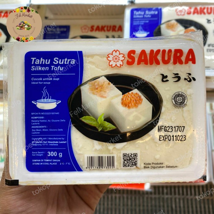 

Sakura Tahu Sutra Slike Tofu 300 grm