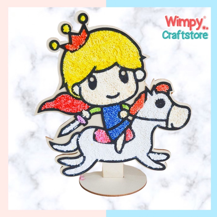 

[KG0126] Wimpy Craft KIT DIY Foam Clay Art Paket Kerajinan Tangan Art Set - Boy