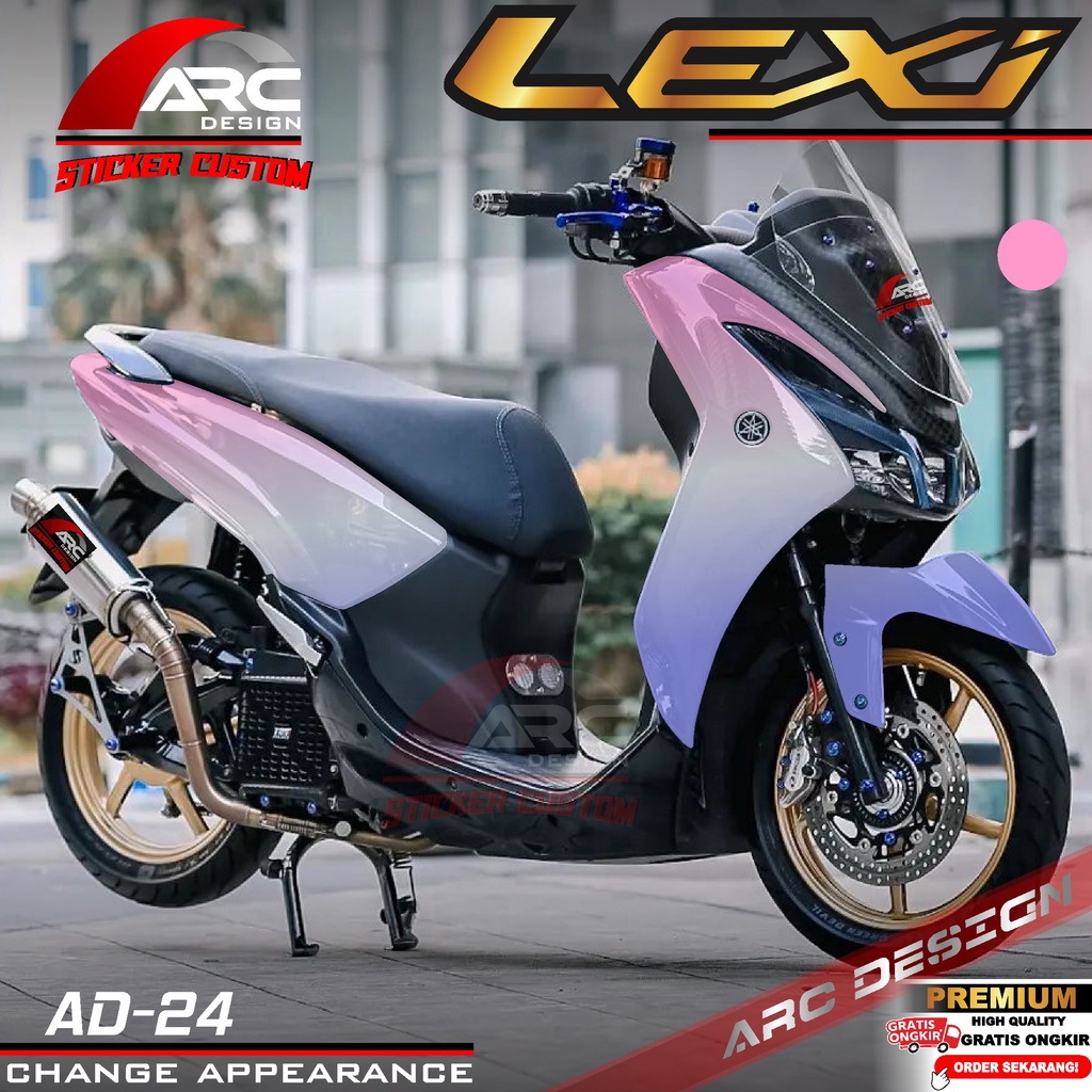(COD) TERBARU Decal Sticker Yamaha Lexi Fullbody - Dekal Stiker Variasi Motor Maxi LEXI Full Body Mo