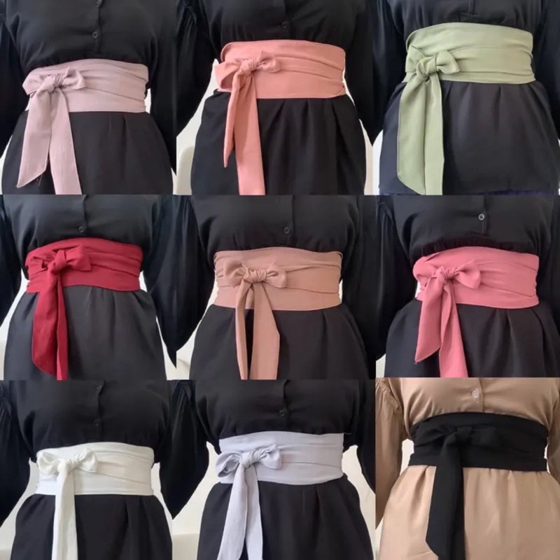 IKAT PINGGANG BELT OBI/ IKAT PINGGANG GAMIS / TALI PINGGANG / SABUK GAMIS DRESS