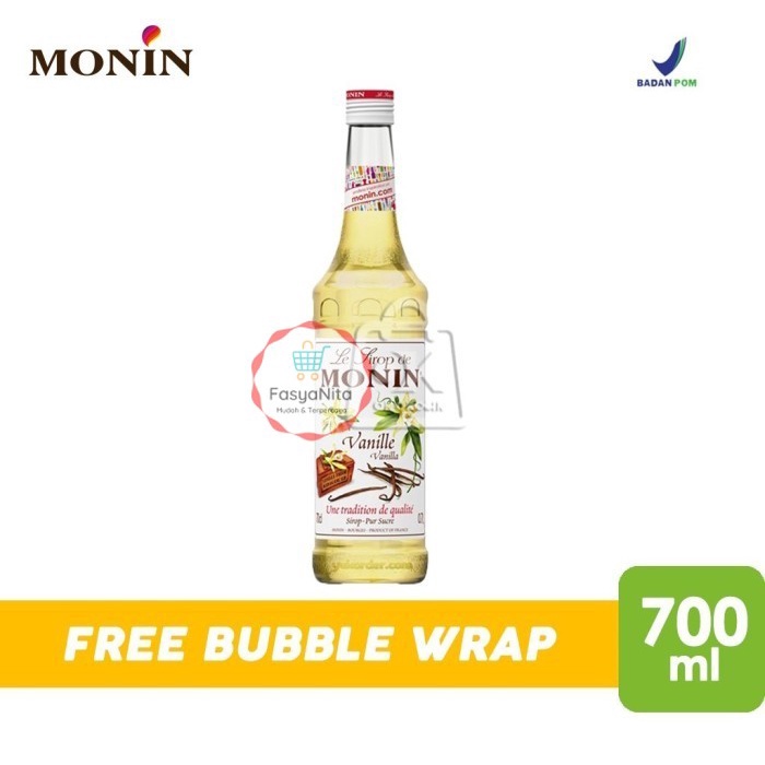 

Vanilla Syrup Monin / Sirup Monin [Botol 700 ml] - FasyAnita Mart Denpasar