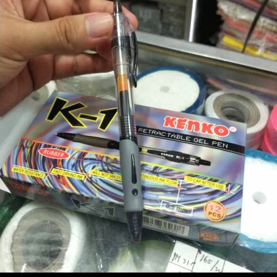 

Terbaru- Pen / Pulpen / Bolpoin Gel Kenko K-1 - Hitam