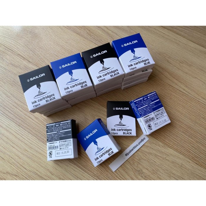

Best Seller SAILOR Fountain Pen Ink Cartridge #Diamine Pilot Kakuno Iroshizuku - BlueBlack
