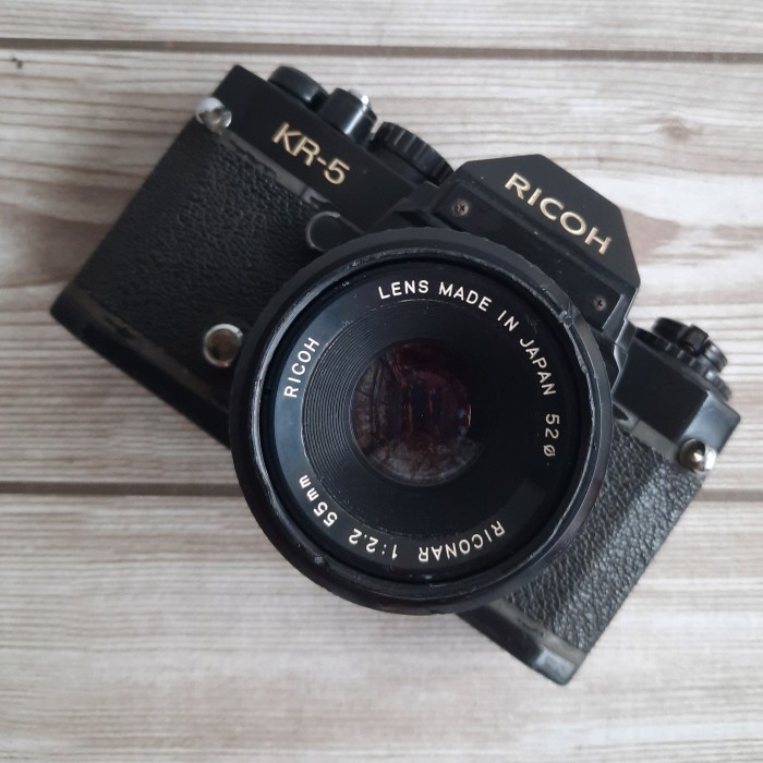 Terlaris ✨-Kamera Analog Ricoh XR 500 Kit Lens Ricoh KR 5 Super Kit Lens