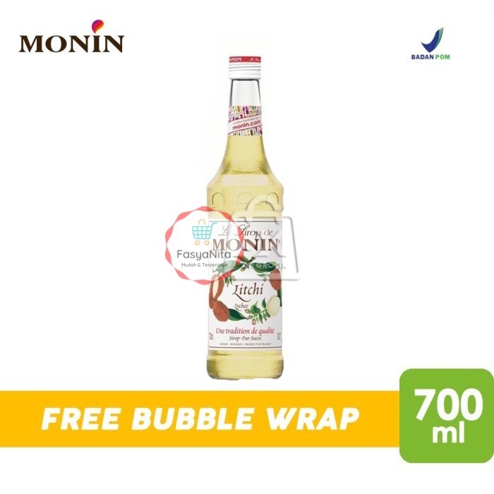 

Lychee Syrup Monin / Sirup Monin [Botol 700 ml] - FasyAnita Mart Denpasar