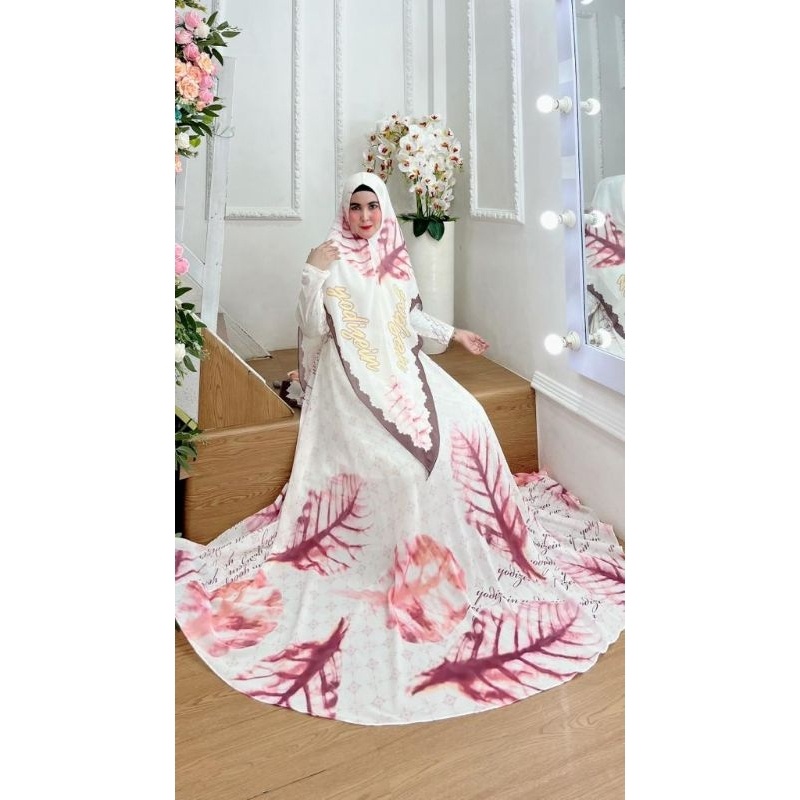 Dress Misahat Series Premium Set By Yodizein Syar'i / Gamis Syar'i Terbaru / Gamis Syar'i Mewah / Gamis Syar'i Kekinian