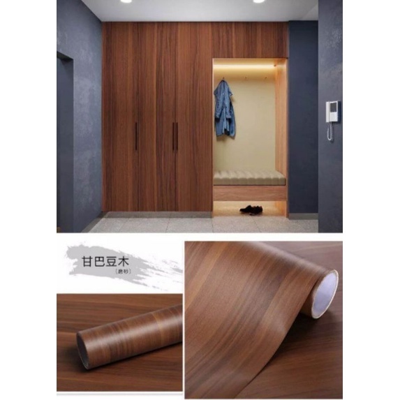 HPL Sticker / HPL Motif Kayu / Pelapis Kayu Triplek Meja Dinding Pintu