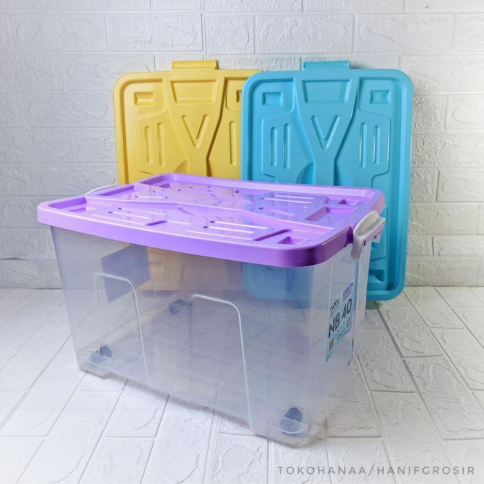 Box container / container box nobu 40 liter transparan - Random