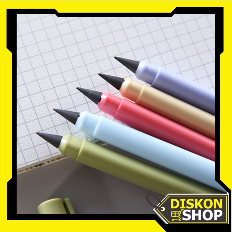 

Diskon Shop - S5960 Pensil Eternal Tak Bisa Habis Warna Macaroon / Pensil Abadi Tanpa Batas / Pensil Tanpa Rautan / Graphite Pencil Like Pen Untuk Sketsa Lukis Art