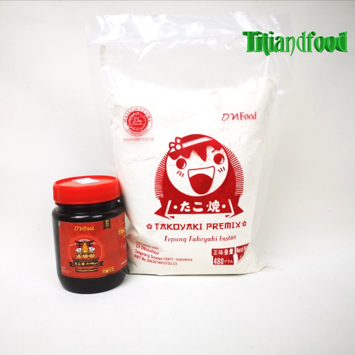 

NEW PromoTermurah Tepung takoyaki dan saos. bahan takoyaki.