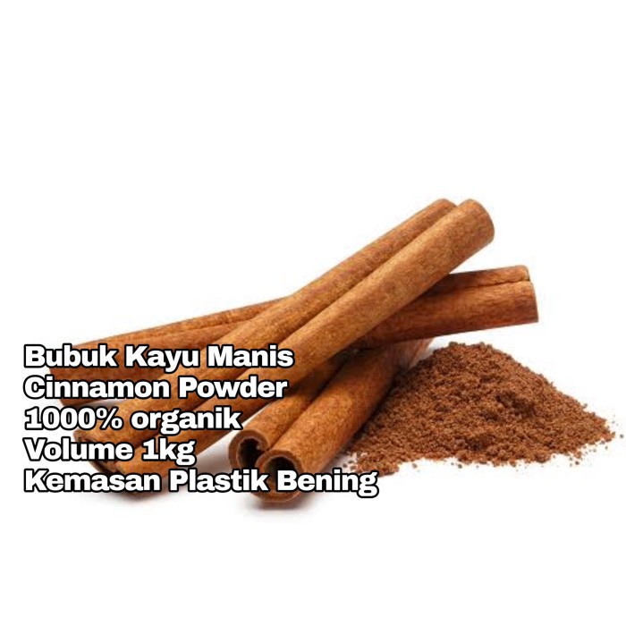 

New Produk Bubuk Kayu Manis 1kg Cinnamon Powder Organik
