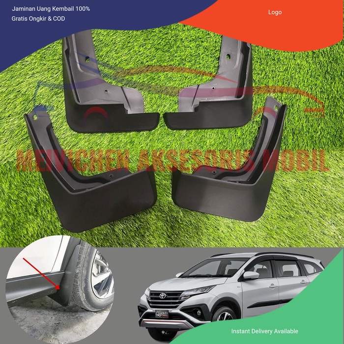 Mudguard Karpet Lumpur Terios - Mud Guard All New Rush 2018 - 2022 Aksesoris mobil