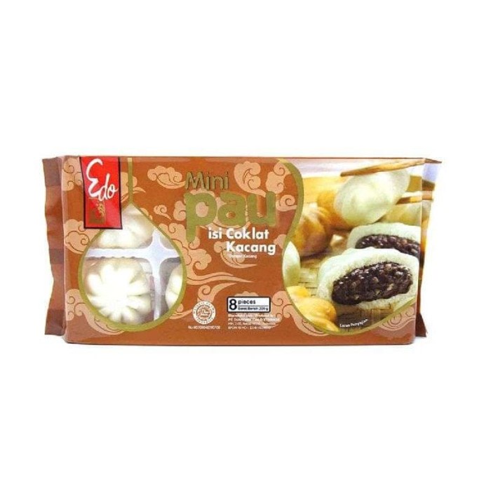 

Edo Mini Pau Coklat Kacang [200 gr]