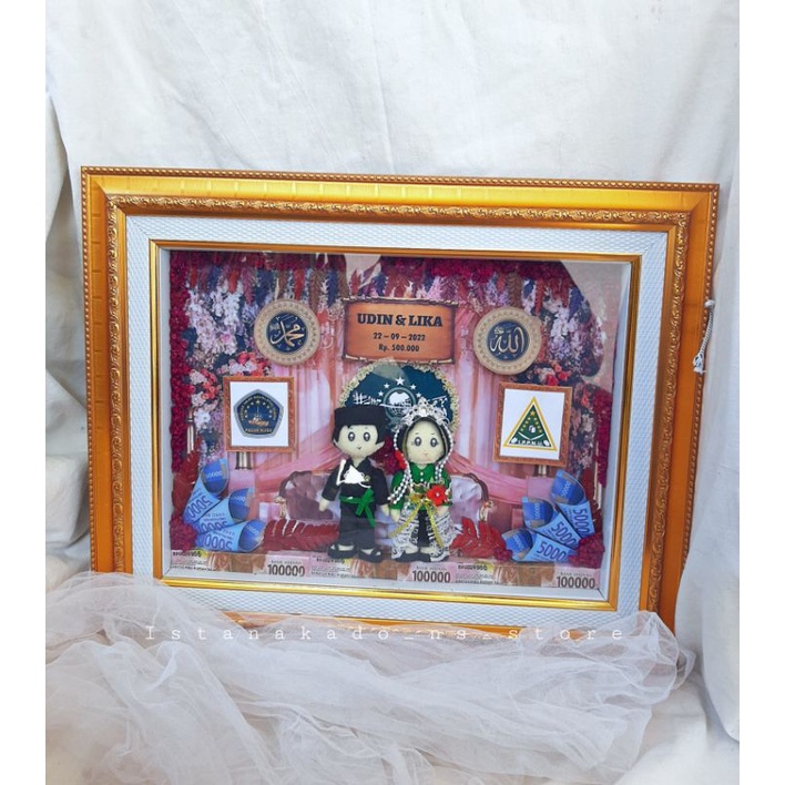 Mahar Pernikahan Boneka Pagar Nusa Silat SH Setia Hati NU Mahar Ukir