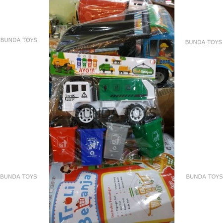 TRUK SAMPAH JUMBO BESERTA BAK SAMPAH ALUSAN