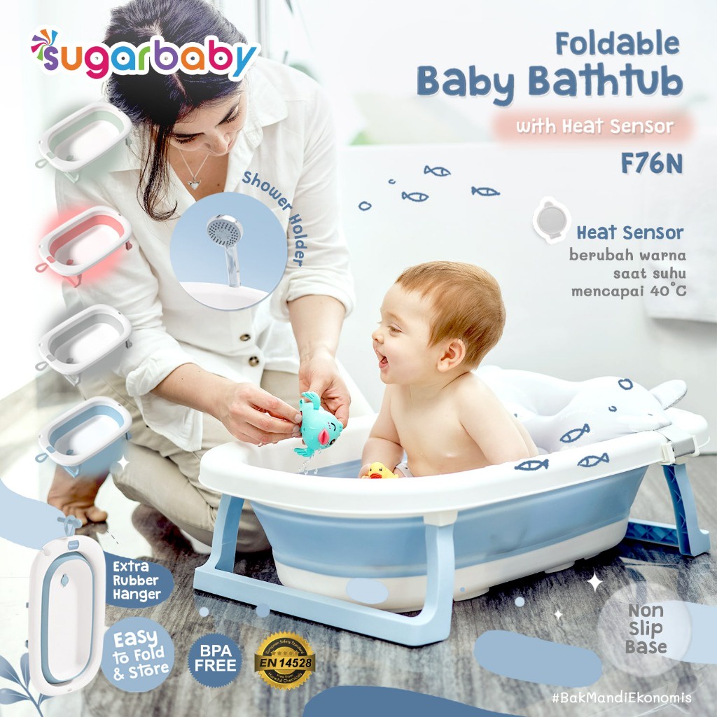 SUGAR BABY FOLDABLE BABY BATHTUB F76N / BAK MANDI BAYI SUGAR BABY