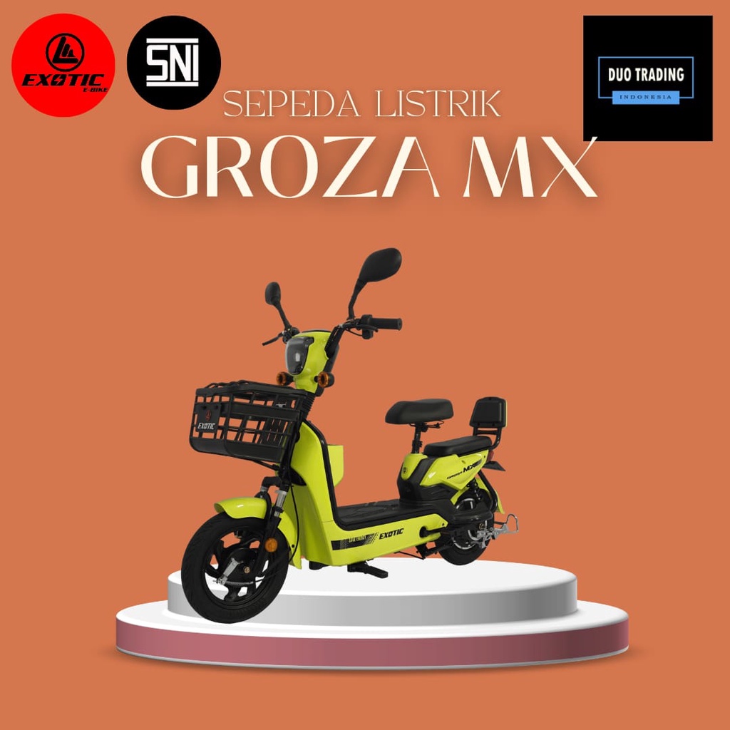 SEPEDA LISTRIK GROZA MX PACIFIC EXOTIC