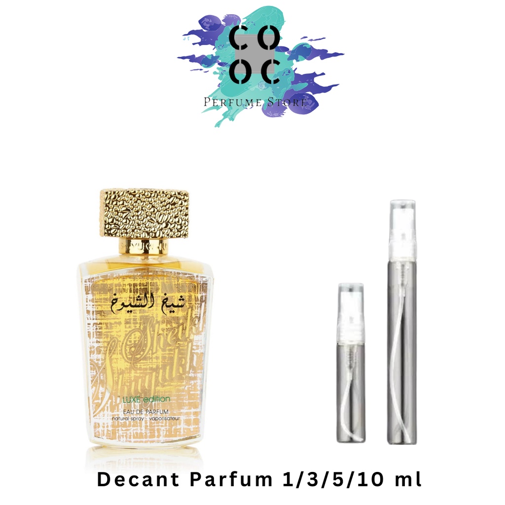 Decant Parfum Lattafa Sheikh Al Shuyukh EDP For Unisex