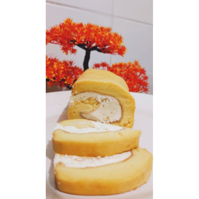 

Bolu gulung keto cream cheese Tanpa tepung 10 x 10cm