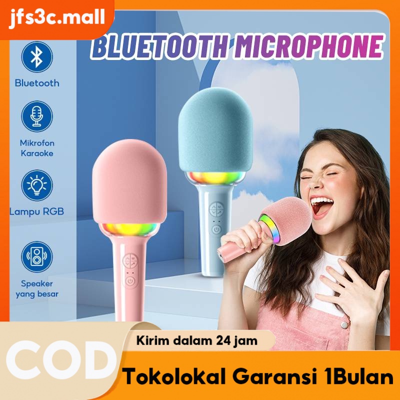 Bluetooth L8 Mic Karaoke Wireless Microphone Bluetooth Microphone Karaoke Handheld Portable Microphone