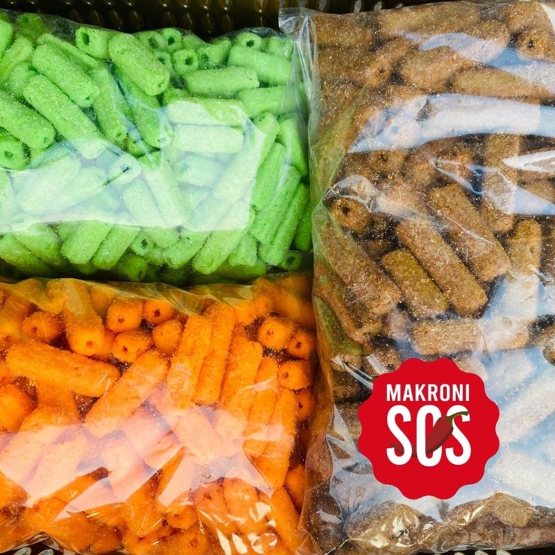 

Makaroni SOS - 250Gr Momogi Aneka Rasa Random Kiloan