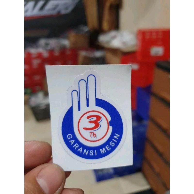 STIKER STICKER GARANSI 3 TAHUN YAMAHA