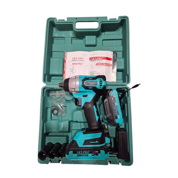 Mesin Bor Impact Wrench Cordless Baterai NRT-PRO TX30DC