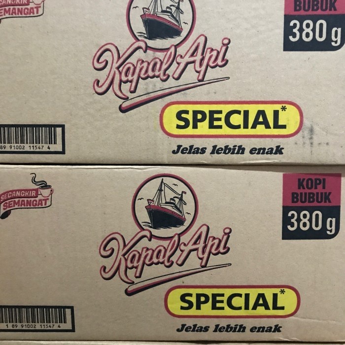 

Kopi Kapal Api Special 380 Gram x 9 PCS ( 1 Box )