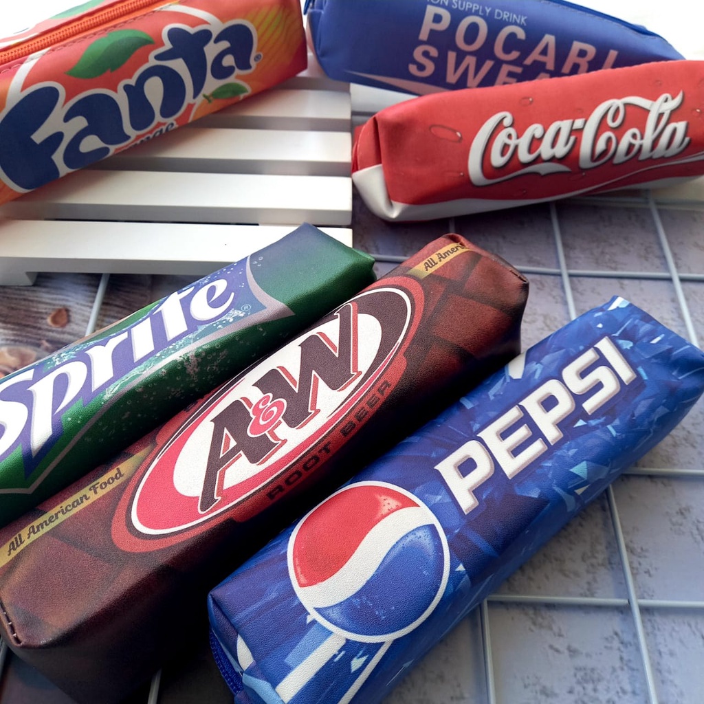 

Ecer Kotak pensil Unik Motif Soft Drink