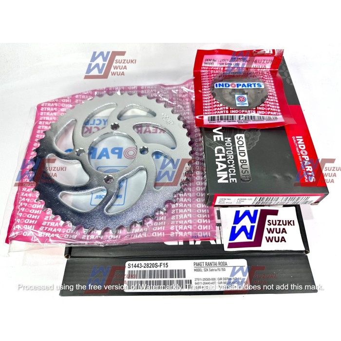 GIR SET SATRIA FU 150 LAMA OLD INDOPARTS