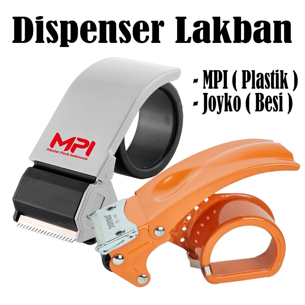 

Dispenser Lakban MPI - Dispenser Lakban Joyko Besi / Tape Dispenser Lakban Pemotong Pita Perekat