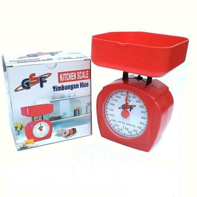 Kitchen Scale GSF-4016 Timbangan Kue serbaguna analog / GSF 4016 / GSF4016 Timbangan Kue2 KG