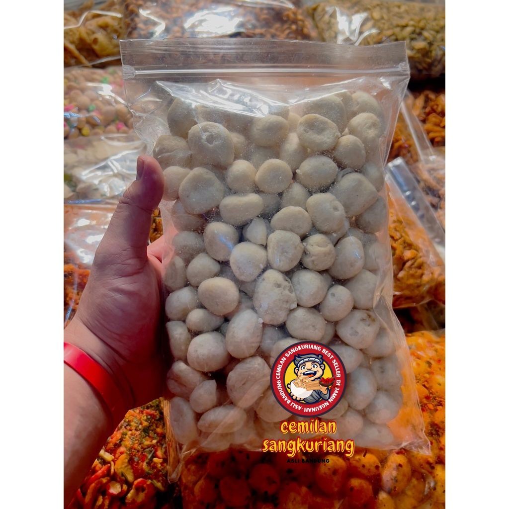 

Krupuk bakso ikan tenggiri pedas daun jeruk 1kg - AGEN SNACK MURAH