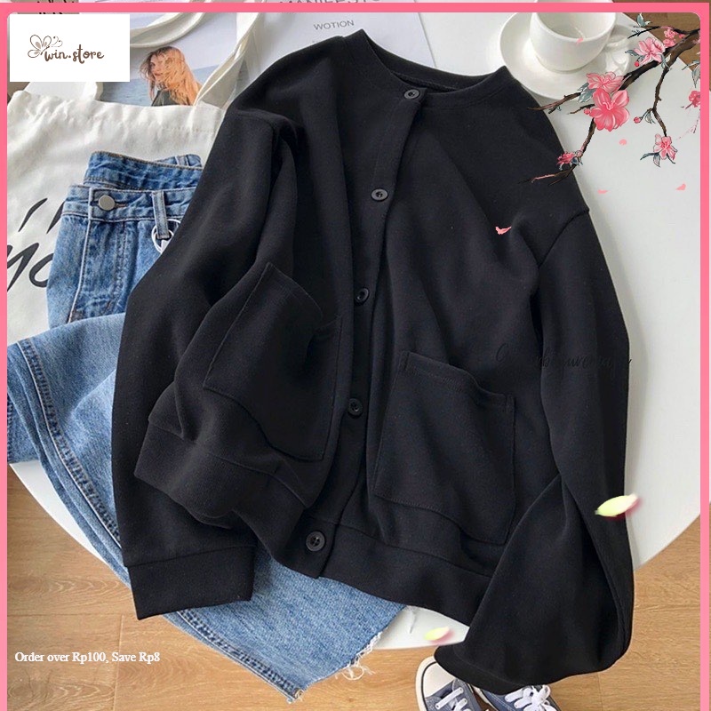 Outer Kekinian / Femes Luvi Outer Outerwear Cardigan Remaja Wanita Premium