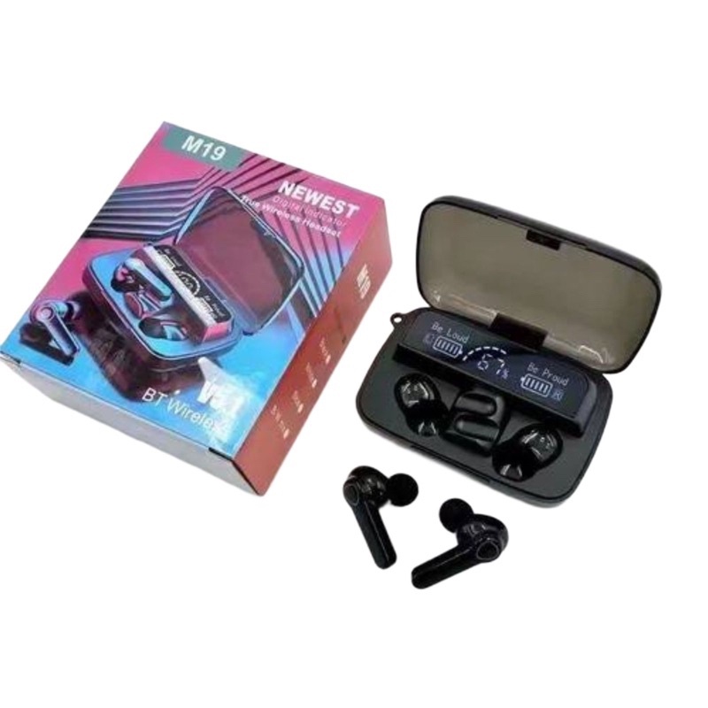 COD Tws Headset Bluetooth M19 Earphone Mega Bass Original